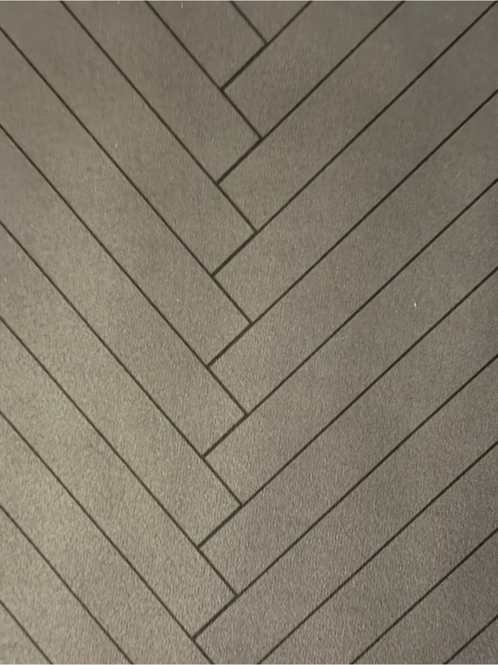 Dark Brown Paw Prints and Chevron Design Pet Food Mat 23”x15”